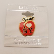 New York City I Love NY Collectible Souvenir Lapel Hat Pin Big Apple on ... - £13.04 GBP