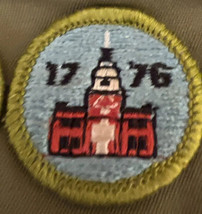 Colonial Philadelphia Boy Scout Merit Badge Patch Bsa Rare 1976 - £146.70 GBP