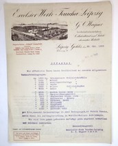 c.1923 Celluloid &amp; Chemical Factory Sales Document Excelsior Werk Taucha... - £7.84 GBP