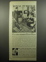 1932 P. A. Geier Royal Purifier Cleaner Ad - The Ultra Modern Electric Cleaner - $18.49