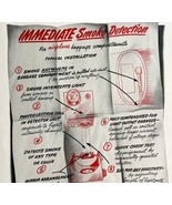 Kidde Smoke Detector Airplane 1940s Advertisement Lithograph Instruction... - $68.54 CAD