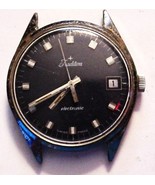 Vintage Sears Tradition Mens Electronic Date Black Dial Wrist Watch - $204.69 CAD