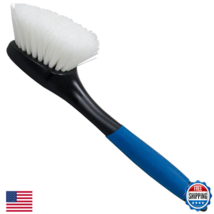 STAR BRITE Stiff Deck Brush w/ Long Handle - Heavy-Duty Marine Scrubber - $44.79