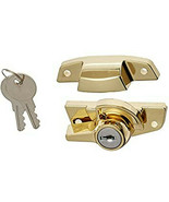 Keyed Sash Lock Brass Finish window security ChildProof NATIONAL Hardwar... - $43.54 CAD