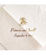 1961 Patricia &amp; Jerrill Wedding Napkin Unused Marriage September 9 Maine... - $19.99