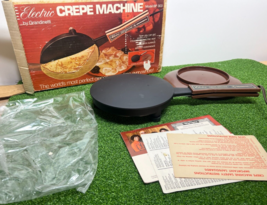 Vintage Grandinetti Electric Crepe Maker Machine Model BP 303 NOS - £22.91 GBP