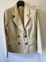 Blazer Doppiopetto Sand LASCANA Taglia Plus UK 18 (fm104-9) - $44.45