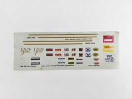 1986 Ertl AMT Corvette Model Kit Decals New Old Stock, Great Condition - £11.65 GBP