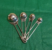 Prima Housewares Item #18273C 4 Pc. Stainless Steel Measuring Spoon Set - £7.89 GBP