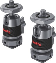 Smallrig Mini Ball Head (2 Pack) With A 1/4&quot; Screw And A Detachable Shoe Mount - $33.99