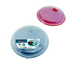 Divided Microwave Portion Plate Vented Lids Lunch Dinner Diet BPA Free 2 Pack - £7.90 GBP