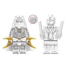 2pcs/set Moon Knight and Mr. Knight Marvel Superhero Custom Minifigures Toy - £6.31 GBP