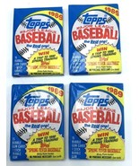 1989 Topps Baseball (4) Sealed Wax Packs - Possible Randy Johnson Fresh ... - £8.16 GBP