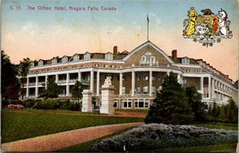 Canada Ontario Niagara Falls Clifton Hotel Unposted Vintage Postcard - £5.11 GBP