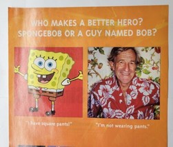 SpongeBob SquarePants Battle for Bikini Bottom PS2 2003 Magazine Print Ad - £14.19 GBP
