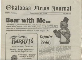 Harry T&#39;s Restaurant Okalossa News Journal Menu Destin Florida  - £14.24 GBP