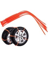 Topteng 10Pcs Emergency Tire Chains Set Anti-Skid Mud Snow Survival Trac... - $42.72