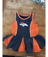 NFL Denver Broncos Toddler Girls Cheerleader Dress Size 2T Pre Owned - £7.14 GBP