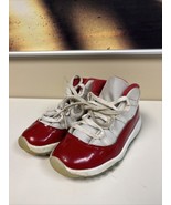 Nike Air Jordan 11 Retro Cherry Boys Size 10C Athletic Shoes Sneakers 37... - £32.32 GBP