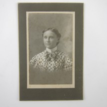 Cabinet Card Photograph Young Woman Susanna Esther Niswonger Ohio Antique 1890s - £14.93 GBP