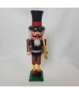 Vintage Wooden Nutcracker Christmas Decoration 13&quot; Taiwan Soldier Workin... - €15,33 EUR