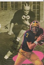 Rick Leach Signed Vintage Magazine Photo Michigan - $29.69