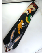 Men&#39;s Neck Tie Looney Tunes Mania Bugs Bunny Taz daffy duck marvin  Vint... - $14.10 CAD