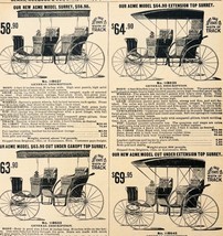 1969 Surrey Wagons 1900 Repro Advertisement Sears Transportation DWU16H - $24.99