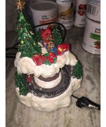 Christmas Statue Decoration That Train Moves-No Glass Bubble-RARE-SHIPS ... - $101.81 CAD