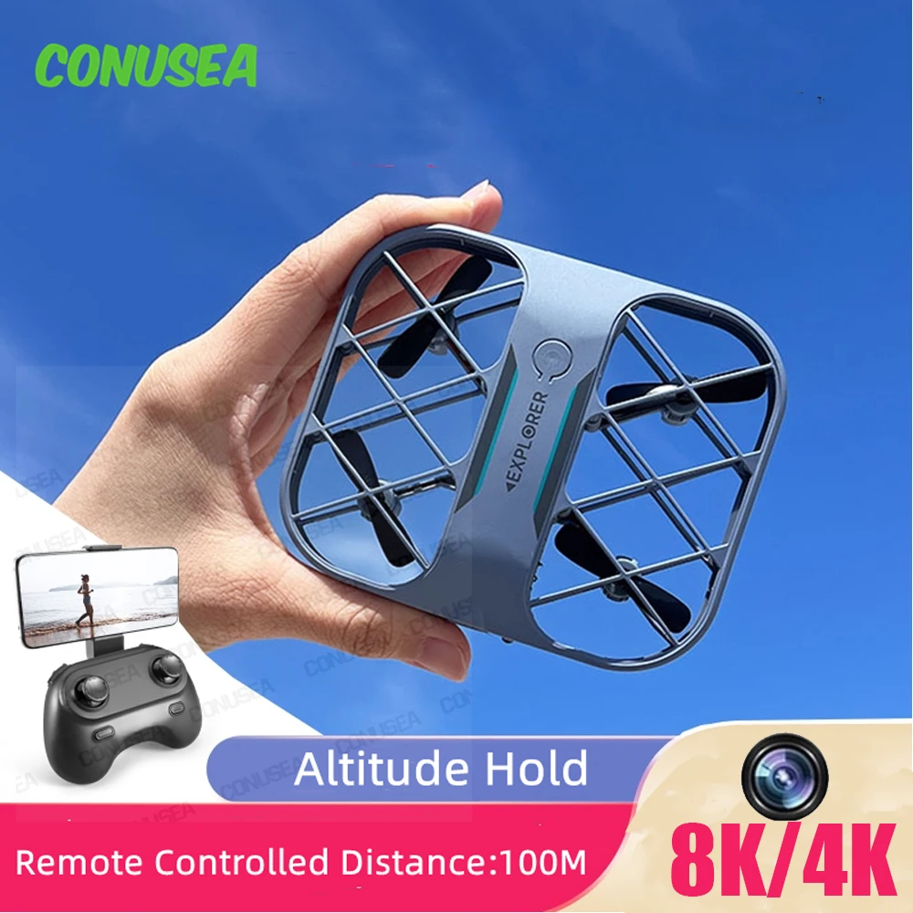 JJRC H107 Mini Drone Dron 8K 4K Quadcopter with Camera Real-Time Transmission - £30.42 GBP+