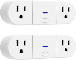 Ultrapro Smart Plug Wifi Outlet, Smart Home, Smart Switch, Dual Smart, 5... - £30.16 GBP