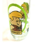 The Flintstones Kids Barney Drinking Glass Pizza Hut 1986 Vintage - $10.29