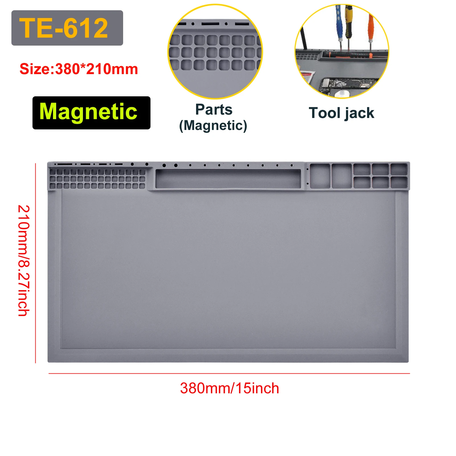 MEWACALOX  Repair Mat Magnetic Soldering Mat Heat Insulation Electronics Repair  - £226.05 GBP