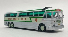 MCI MC7 Diecast Model Bus Gray Coach Lines Iconic Replicas 1/87 HO Scale... - $42.52