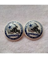 Dallas Cowboys, Super Bowl Champions XXVII  Jan 31,1993, earrings, plastic - $288.09 MXN