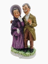 Lefton China Man Woman Figurine #2566 Grandma Grandpa Home Decor Collectible - £23.36 GBP