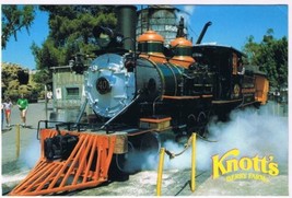 Postcard Knotts Berry Farm Ghost Town &amp; Calico Railroad Narrow Gauge - £3.15 GBP