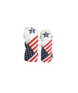 Majek USA Vintage Golf Driver Headcover USA 1 &amp; 5 Headcover Patriot Golf... - £27.21 GBP