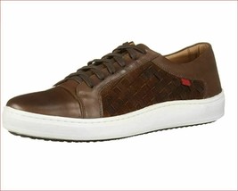 Marc Joseph New York Men&#39;s Leather Made In Brazil Luxury Lace-up Weave Detail - £53.51 GBP