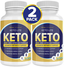 2 Pack Keto Lite Diet Pills BHB Keto Burn Advanced Weight Loss - £29.86 GBP
