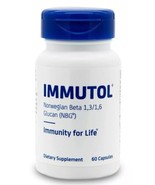 New, Sealed IMMUTOL (60caps) by Immunocorp - Norwegian Beta 1,3/1,6 Gluc... - £18.57 GBP