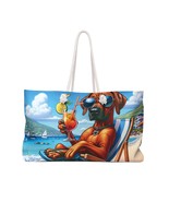 Personalised/Non-Personalised Weekender Bag, Summer Beach Dog, Rhodesian... - £38.99 GBP