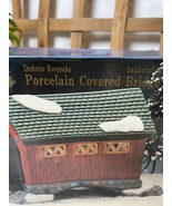 Vintage Dickens Collectibles Covered Bridge Christmas Village Accessory - £17.63 GBP