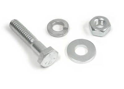 1956-1957 Corvette Bolt Kit Accelerator Lever To Pedal Rod Pinch 4 Pieces - $14.80