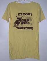 ZZ Top Concert Tour T Shirt Vintage Worldwide Texas Tour Single Stitched... - £129.74 GBP