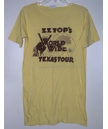 ZZ Top Concert Tour T Shirt Vintage Worldwide Texas Tour Single Stitched... - £129.78 GBP