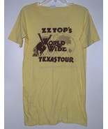 ZZ Top Concert Tour T Shirt Vintage Worldwide Texas Tour Single Stitched... - $226.28 CAD