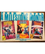 MILESTONES Avengers Captain America Thor (1988) Marvel Comics promo post... - £7.77 GBP