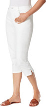 Gloria Vanderbilt Womens Amanda Capri Size 10 Color White - £39.62 GBP