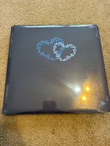 Creative Memories &quot;something blue&quot; 12x12 Album navy foiled double heart NEW - £26.61 GBP